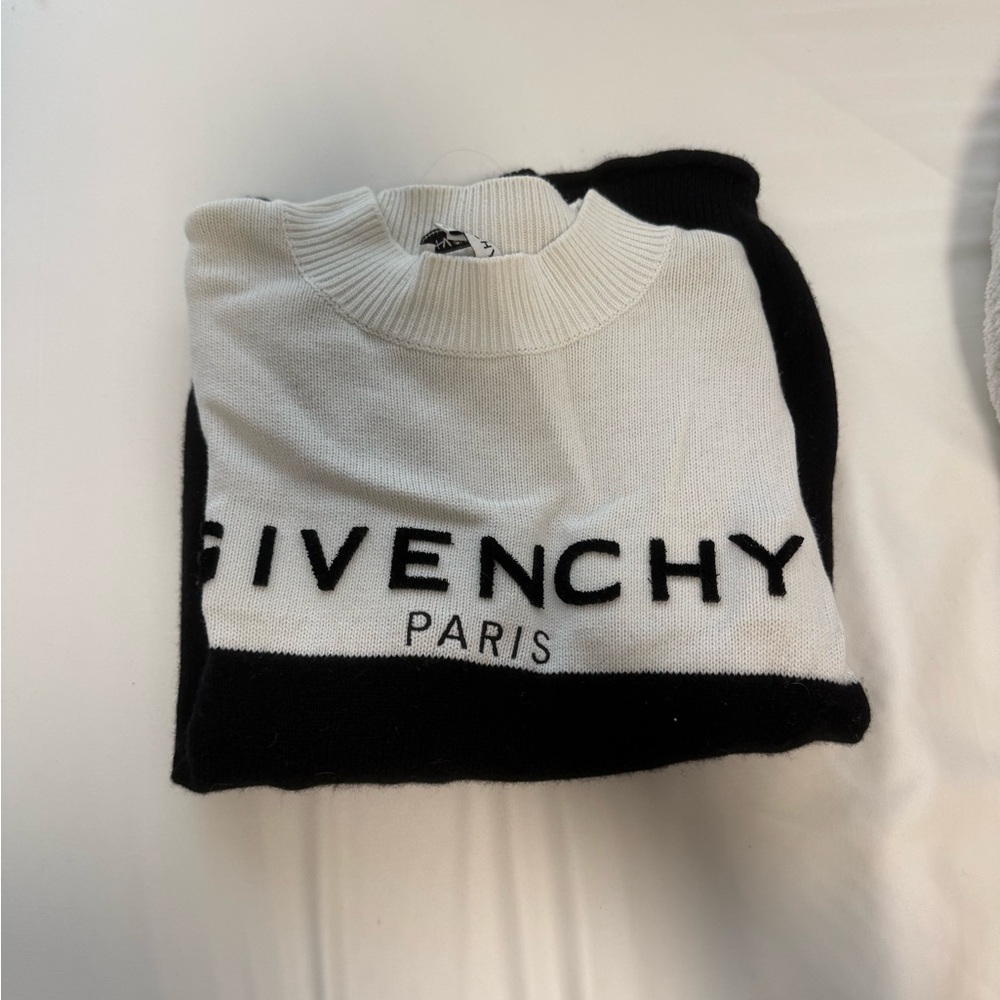givenchy two tone cashmere sweater kids size 12